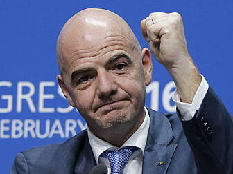 FIFA president Gianni Infantin...